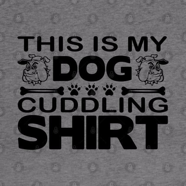 This is my dog cuddling shirt by mohamadbaradai